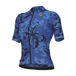ALÉ Cyklistický dres s krátkym rukávom - PR-E HONOLULU - modrá 2XL