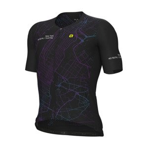 ALÉ Cyklistický dres s krátkym rukávom - PR-E TOWN - čierna 4XL