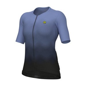 ALÉ Cyklistický dres s krátkym rukávom - R-EV1 VELOCITY 2.0 - svetlo modrá/čierna 4XL