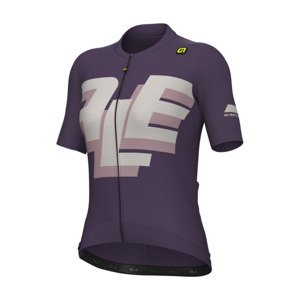 ALÉ Cyklistický dres s krátkym rukávom - PR-E SAUVAGE - fialová