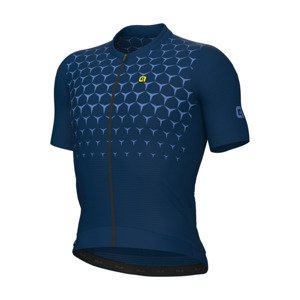 ALÉ Cyklistický dres s krátkym rukávom - R-EV1 QUICK - modrá XL