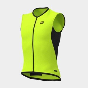 ALÉ Cyklistická vesta - R-EV1 CLIMA PROTECTION 2.0 THERMO - žltá 8XL