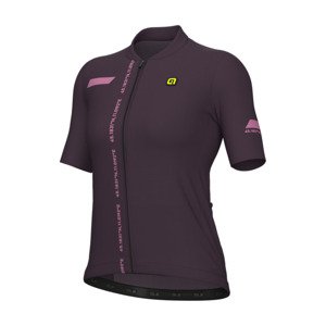 ALÉ Cyklistický dres s krátkym rukávom - PR-E FOLLOW ME - fialová 5XL