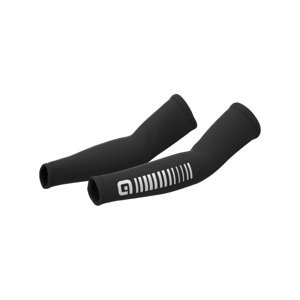 ALÉ Cyklistické návleky na ruky - SUNSELECT ARMWARMER - čierna/biela 4XL