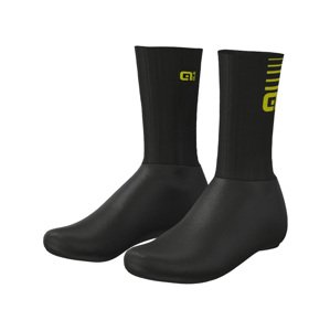 ALÉ Cyklistické návleky na tretry - WHIZZY WINTER - čierna/žltá XS