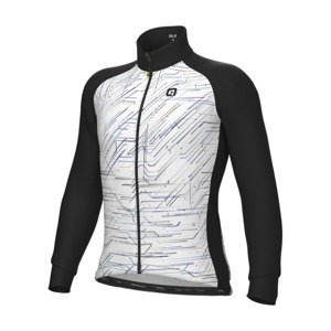 ALÉ Cyklistická zateplená bunda - BYTE PRAGMA - biela 4XL