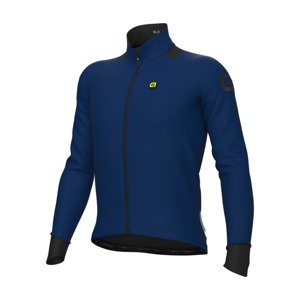 ALÉ Cyklistický dres s dlhým rukávom zimný - K-IDRO KLIMATIK - modrá M