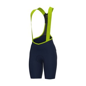 ALÉ Cyklistické nohavice krátke s trakmi - PR-E MASTER 2.0 - modrá 3XL