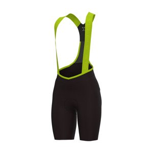 ALÉ Cyklistické nohavice krátke s trakmi - PR-E MASTER 2.0 - hnedá 4XL