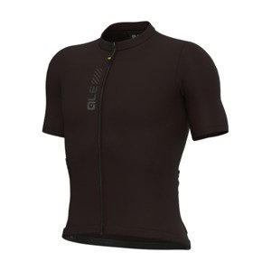 ALÉ Cyklistický dres s krátkym rukávom - PRAGMA COLOR BLOCK OFF ROAD - hnedá 4XL
