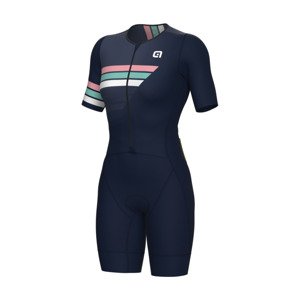 ALÉ Cyklistická kombinéza - TRIGGER TRIATHLON - modrá 5XL