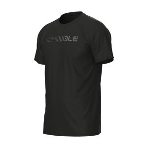 ALÉ Cyklistické tričko s krátkym rukávom - T-SHIRT - čierna L
