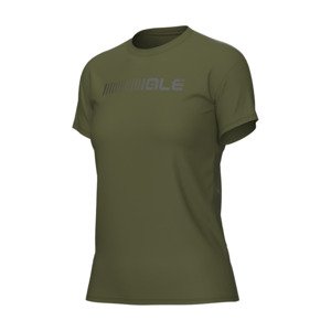 ALÉ Cyklistické tričko s krátkym rukávom - T-SHIRT - zelená M