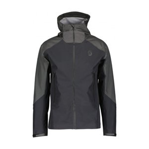 SCOTT vodeodolná bunda - EXPLORAIR LIGHT DRYO 3L - čierna/šedá 2XL