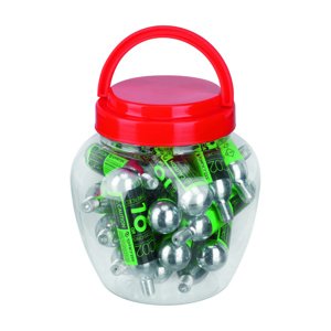 SYNCROS CO2 pumpa/bombička - CO2 20x16 g  - strieborná