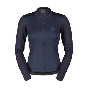 SCOTT Cyklistický dres s dlhým rukávom letný - ENDURANCE 10 L/SL W - modrá L
