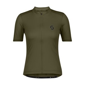 SCOTT Cyklistický dres s krátkym rukávom - ENDURANCE 10 S/SL W - zelená XL