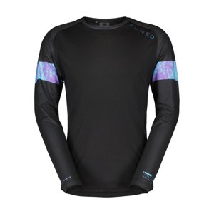 SCOTT Cyklistický dres s dlhým rukávom letný - TUNED LS - čierna S