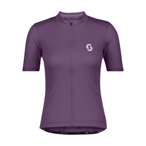 SCOTT Cyklistický dres s krátkym rukávom - ENDURANCE 10 S/SL W - fialová L