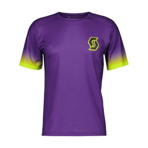 SCOTT Cyklistický dres s krátkym rukávom - RC PROGRESSIVE SS - fialová 2XL