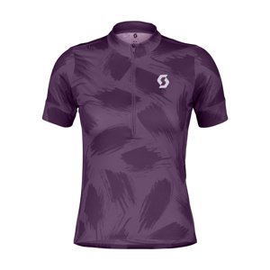 SCOTT Cyklistický dres s krátkym rukávom - ENDURANCE 20 - fialová XL