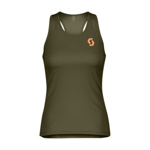 SCOTT Cyklistický dres bez rukávov - ENDURANCE 10 W - zelená XL