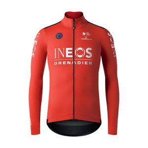 GOBIK Cyklistická zateplená bunda - ENVY 2.0 INEOS GRENADIERS 2025 - červená M