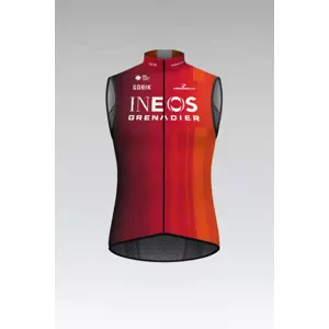 GOBIK Cyklistická vesta - PLUS 2.0 INEOS GRENADIERS 2025 - oranžová/červená L