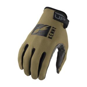 KENNY Cyklistické rukavice dlhoprsté - GLOVES UP 24 - hnedá 3XL