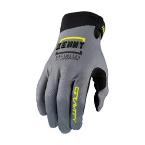KENNY Cyklistické rukavice dlhoprsté - GLOVES GRAVITY - žltá/šedá XL