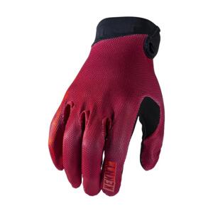 KENNY Cyklistické rukavice dlhoprsté - GLOVES GRAVITY - červená L