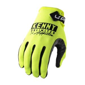 KENNY Cyklistické rukavice dlhoprsté - GLOVES UP - žltá XL