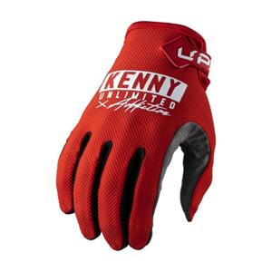 KENNY Cyklistické rukavice dlhoprsté - GLOVES UP - červená XL