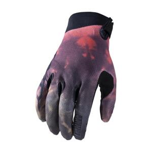 KENNY Cyklistické rukavice dlhoprsté - GLOVES GRAVITY - ružová/hnedá L