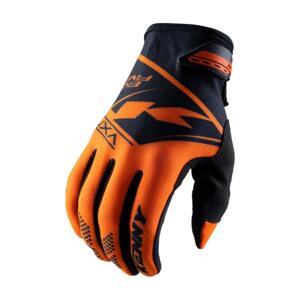 KENNY Cyklistické rukavice dlhoprsté - GLOVES BRAVE - oranžová 2XL