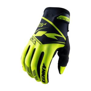 KENNY Cyklistické rukavice dlhoprsté - GLOVES BRAVE - žltá XL