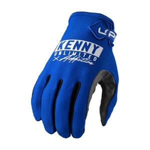 KENNY Cyklistické rukavice dlhoprsté - GLOVES UP - modrá XL