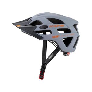 KENNY Cyklistická prilba - K-ONE - oranžová/šedá (59–62 cm)