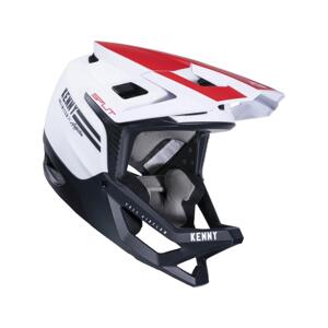 KENNY Cyklistická prilba - SPLIT - biela/červená (55-56 cm)