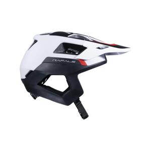KENNY Cyklistická prilba - RAFALE - biela/červená (61-62 cm)