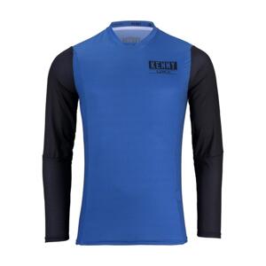 KENNY Cyklistický dres s dlhým rukávom letný - CHARGER 24 - modrá