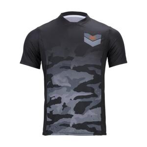 KENNY Cyklistický dres s krátkym rukávom - INDY - šedá/čierna