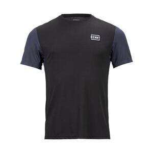 KENNY Cyklistický dres s krátkym rukávom - ROOT - čierna