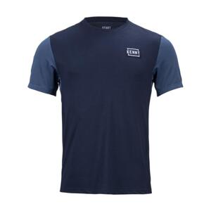 KENNY Cyklistický dres s krátkym rukávom - ROOT - modrá