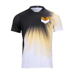 KENNY Cyklistický dres s krátkym rukávom - INDY - žltá/čierna