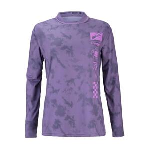 KENNY Cyklistický dres s dlhým rukávom letný - CHARGER W 24 - fialová XL
