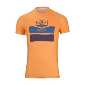 KENNY Cyklistický dres s krátkym rukávom - INDY 24 - žltá 2XL