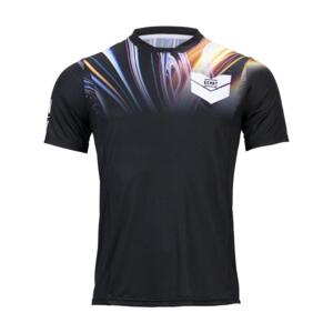 KENNY Cyklistický dres s krátkym rukávom - INDY - dúhová/čierna