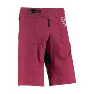 KENNY Cyklistické nohavice krátke bez trakov - FACTORY - červená 2XL