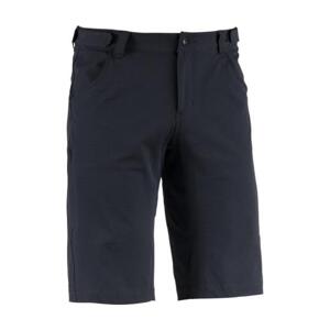 KENNY Cyklistické nohavice krátke bez trakov - ROOT - čierna 2XL
